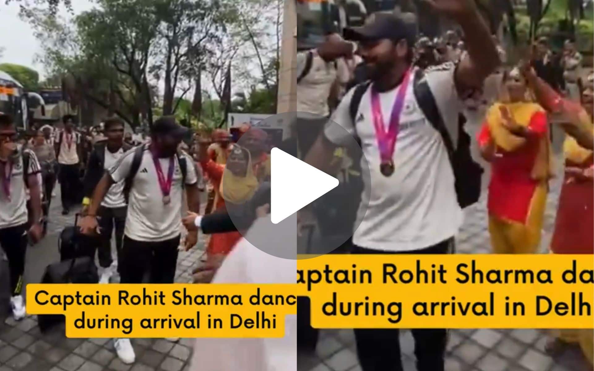 [Watch] T20 World Cup Champion Captain, Rohit Sharma's Bhangra Dance in Delhi Goes Viral